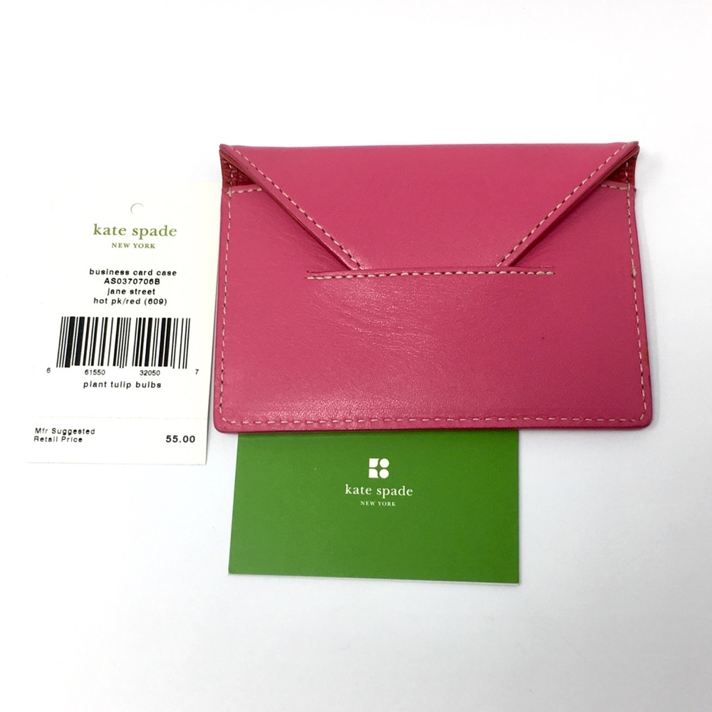 ♠️ 🌸SOLD 🌸♠️ Kate Spade Leather Card Holder - Picture 2 of 6